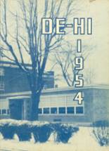 Deshler High School 1954 yearbook cover photo