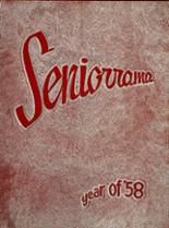 1958 Perry High School Yearbook from Perry, Michigan cover image