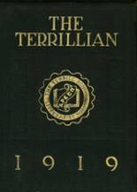Terrill Preparatory School 1919 yearbook cover photo