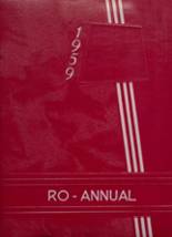 Roann High School 1959 yearbook cover photo