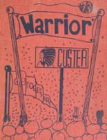 Custer High School 1973 yearbook cover photo