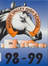 Hidden Valley High School 1999 yearbook cover photo