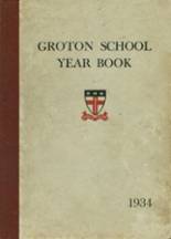 Groton School 1934 yearbook cover photo