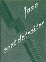 East Detroit High School 1958 yearbook cover photo