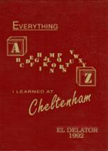 Cheltenham High School 1992 yearbook cover photo