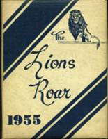 Lyons High School 1955 yearbook cover photo