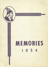 Bronson Junior Senior High School 1954 yearbook cover photo