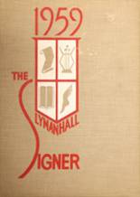 Lyman Hall High School 1959 yearbook cover photo