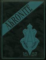 1957 Akron High School Yearbook from Akron, New York cover image