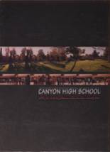 Canyon High School 2002 yearbook cover photo