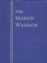 Marion High School 1946 yearbook cover photo