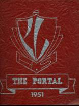 Port Leyden Central School 1951 yearbook cover photo