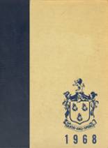 Booth School 1968 yearbook cover photo