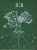 Windham High School 1958 yearbook cover photo