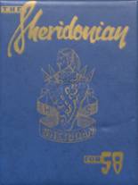 Sheridan Community High School 1958 yearbook cover photo