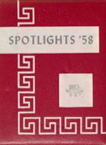 Bowman High School 1958 yearbook cover photo