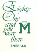 Manistique High School 1981 yearbook cover photo