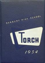 Sunbury High School 1954 yearbook cover photo