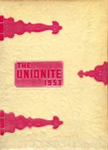 Union High School 1953 yearbook cover photo