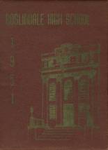 Roslindale High School 1951 yearbook cover photo