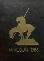 Waupun High School 1986 yearbook cover photo