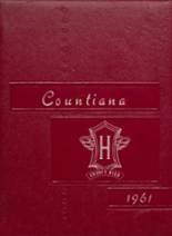 Henderson County High School 1961 yearbook cover photo