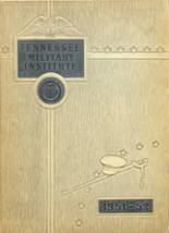 Tennessee Military Institute High School 1952 yearbook cover photo