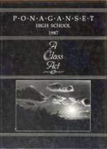 Ponaganset High School 1987 yearbook cover photo