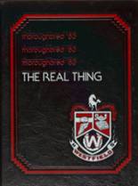 Westfield High School 1983 yearbook cover photo