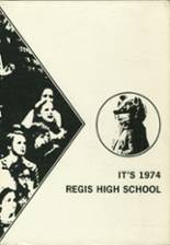 Regis High School 1974 yearbook cover photo