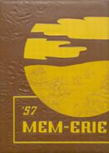Erie High School 1957 yearbook cover photo