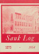 Sauk City High School 1954 yearbook cover photo