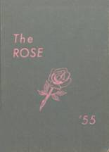 1955 Wild Rose High School Yearbook from Wild rose, Wisconsin cover image