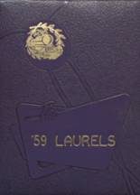 Laurel High School 1959 yearbook cover photo