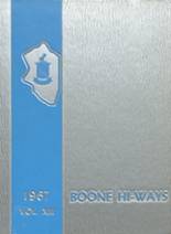 Boone County High School 1967 yearbook cover photo