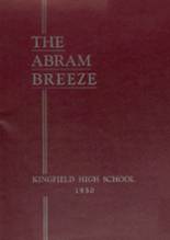 1950 Kingfield High School Yearbook from Kingfield, Maine cover image