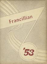 Francesville High School 1953 yearbook cover photo