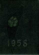 White Pine County High School 1958 yearbook cover photo