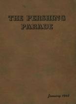 Pershing High School 1945 yearbook cover photo
