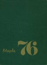 Maple High School 1976 yearbook cover photo