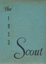 David City High School 1953 yearbook cover photo