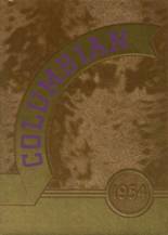 1954 Columbia High School Yearbook from Lake city, Florida cover image