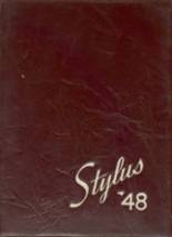 Girls High School 1948 yearbook cover photo