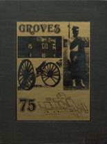 Groves High School 1975 yearbook cover photo
