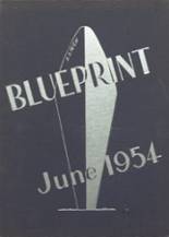 Brooklyn Technical High School 1954 yearbook cover photo