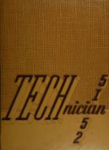 Chicago Vocational 1952 yearbook cover photo