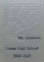 Mt. Abraham Union High School 2001 yearbook cover photo