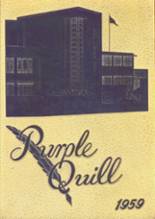 Ball High School 1959 yearbook cover photo