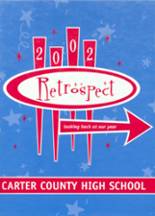 Carter County High School 2002 yearbook cover photo