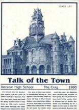 Decatur High School 1990 yearbook cover photo